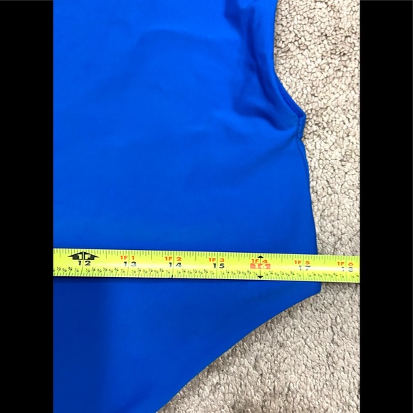 AERIE One Piece Swimsuit Plunge Sides High Cut 2X - Picture 12 of 13